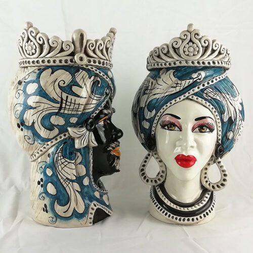 Sicilian ceramic heads