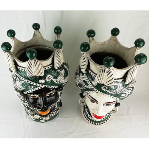 green ceramic bullheads
