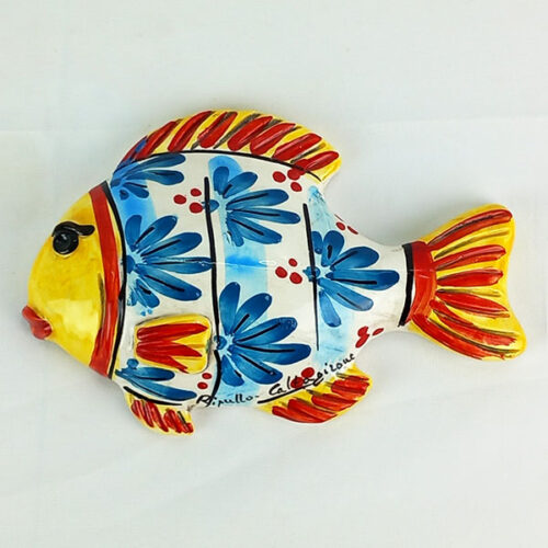 decorated ceramic fish