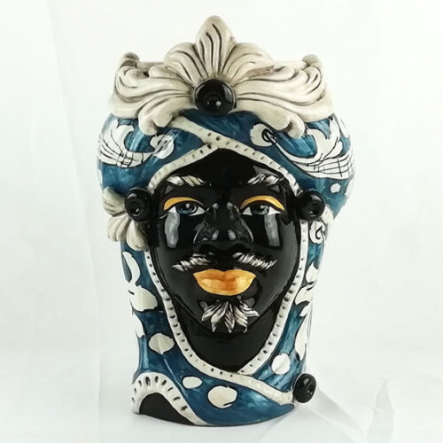 Caltagirone ceramic Moor's Head