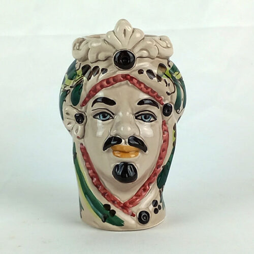 testa di moro in ceramica Siciliana