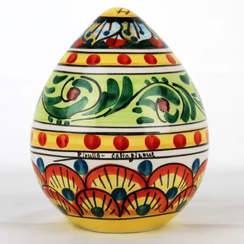 Uova di pasqua in ceramica di Caltagirone